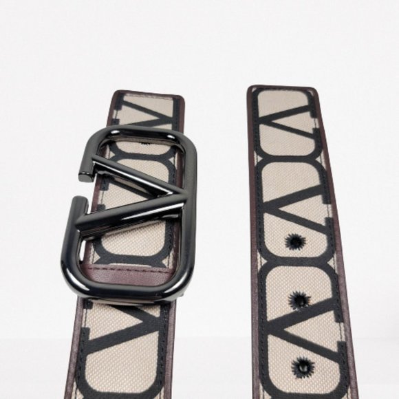 VALENTINO GARAVANI  Toile Iconographie Belt / Size 80/32 - Picture 6 of 7